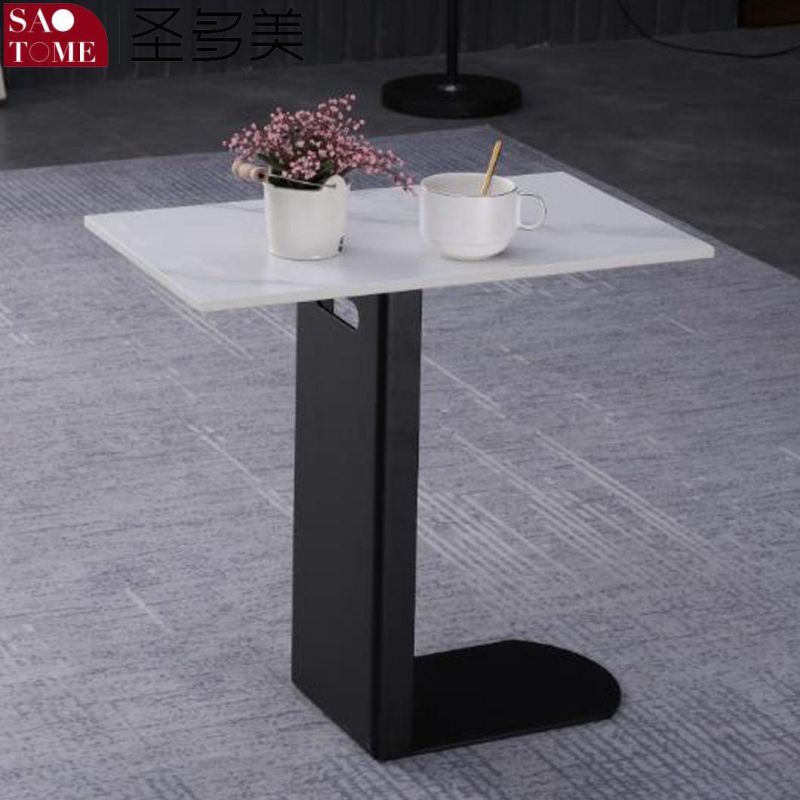 Modern Living Room Furniture Small Side Table Slate/Marble Coffee Table