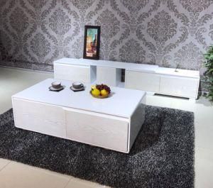 New Design Modern 4 Drawers Wooden Coffee Table for Living Room
