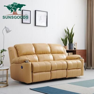 Italy Modern Design Luxury Home Furniture Leather Sofa