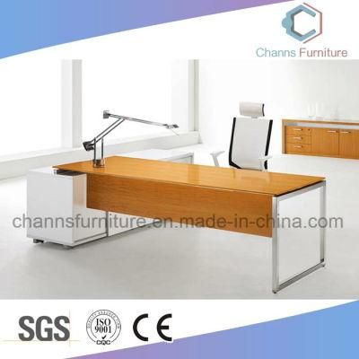 Bright Yellow Color Metal Frame Modern Office Executive Desk