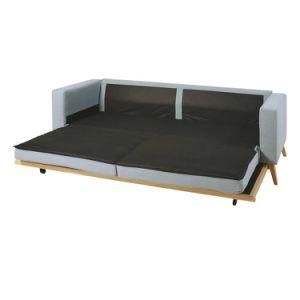 Modern Foldable Wooden Fabric Leisure Home Hotel Office Furniture Bedroom Living Room Recliner Couch Sofa Bed