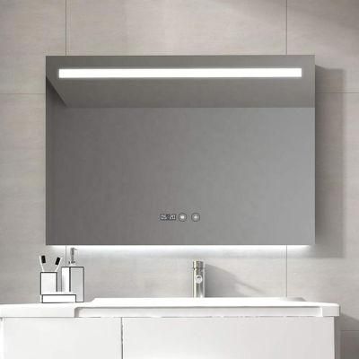 Modern Hotel Wall Mounted Bathroom Smart Mirror with LED Touch Screen