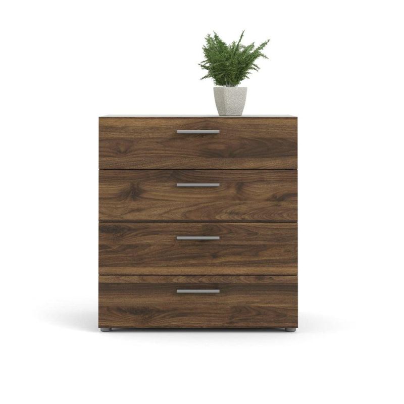 Contemporary Design 4 Drawer Chest, Suitable for Small Rooms