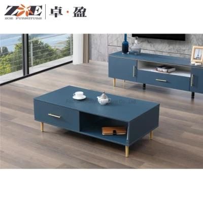 Creative Modern Home Furniture Simple MDF Wood Tea Table Living Room Furniture Storage Coffee Table