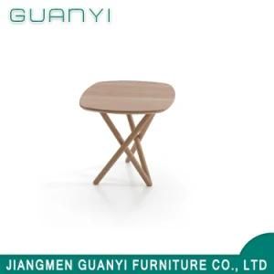 Wooden Round Surface Modern Coffee Table