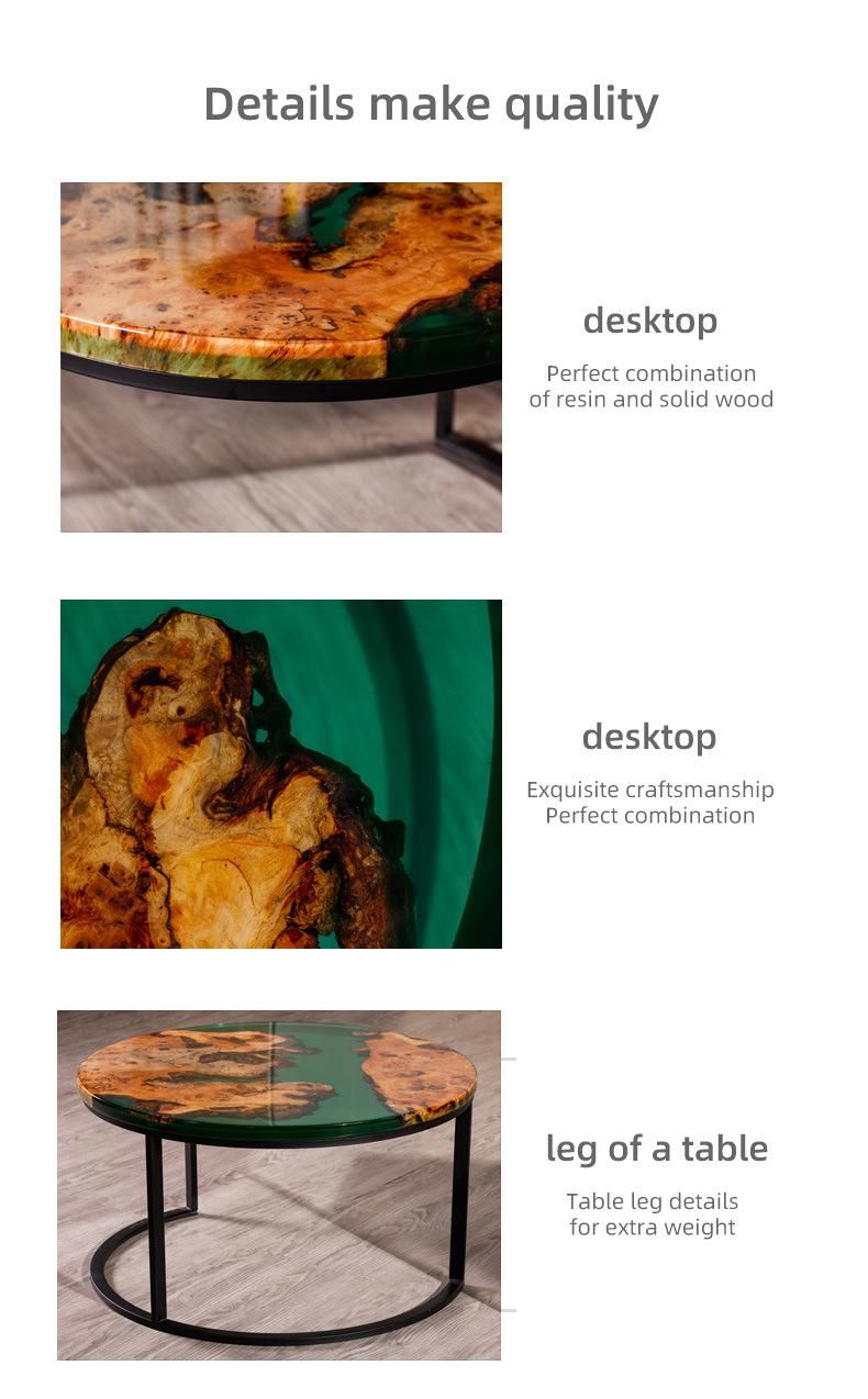 Modern Wood Slab River Table Solid Wood Epoxy Resin Table Top Resin River Table