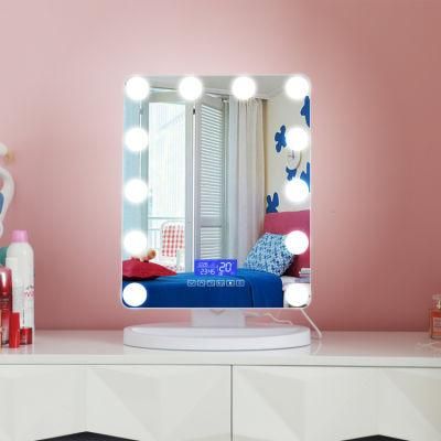 Amazon 12 LED Bulbs Bluetooth Hollywood Makeup Mirror Beauty Lighting