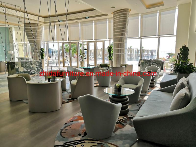 High End Custom Living Room Reception Furniture 5 Star Hotel Apartment Lobby Lounge Leisure Chair