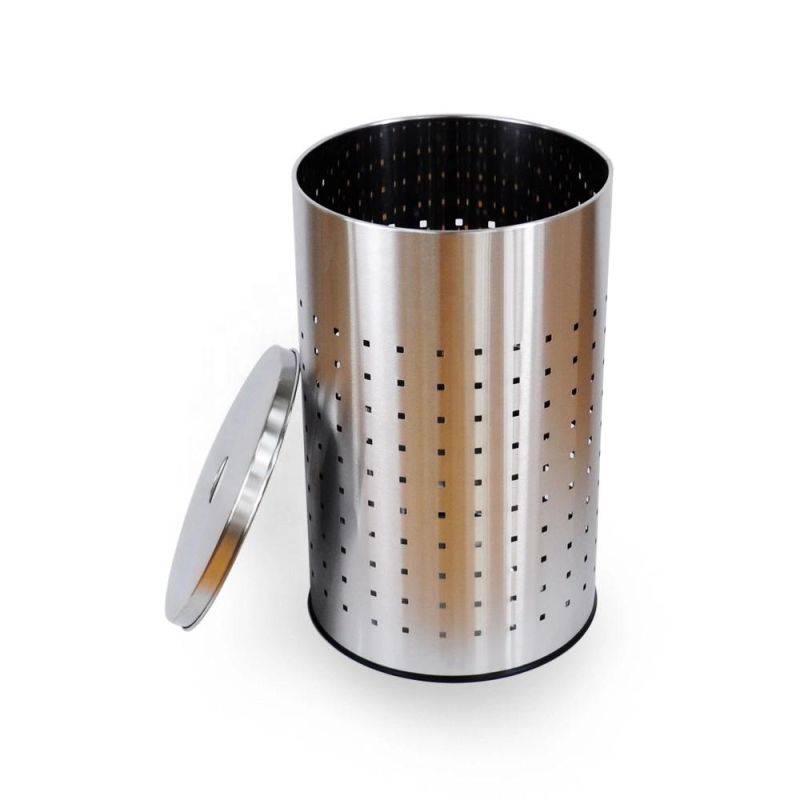 High Quality Modern Design Stainless Steel Round Trash Can
