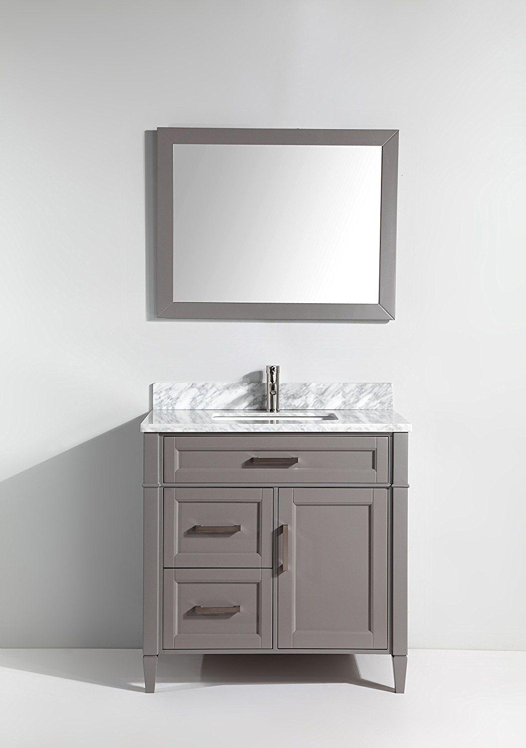 High Quality China Factory Wholesale Plywood Bathroom Vanity with Ceramic Sink