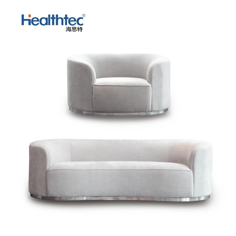 Healthtec Super Soft Modern Modular Sectional Fabric Sofa for Home Living Room
