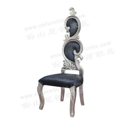 Glassy Style Cheap Wholesale Wood King Banquet Wedding Chair