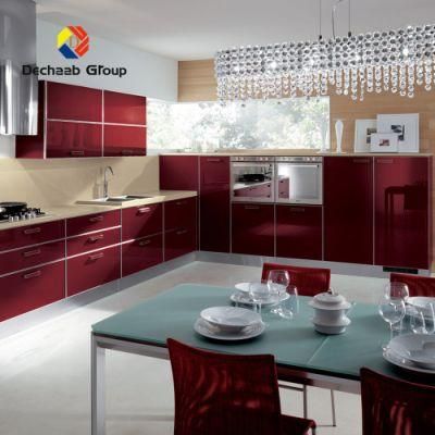 Good Price Crystal Steel Modern Design Custom Kitchen Cabinets