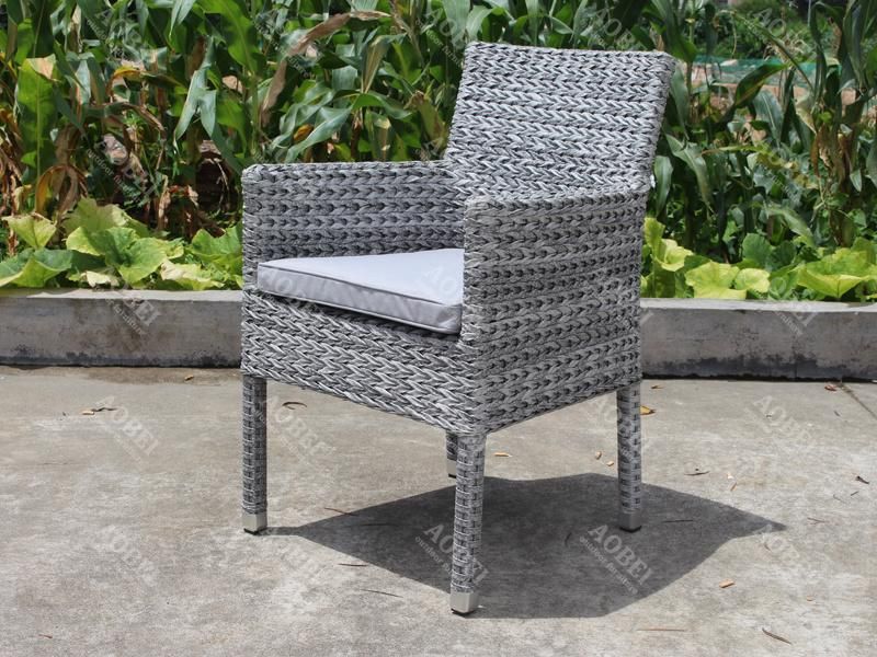 Modern Contemporary Outdoor Garden Patio Hotel Restaurant Bar Villa Home Rattan Dining Chair Table Set Furniture