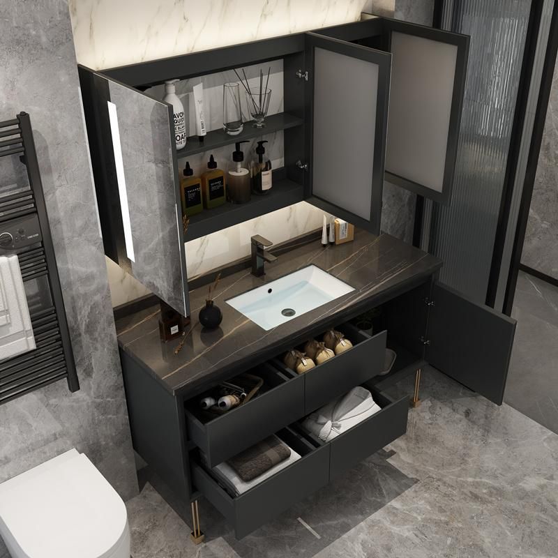 China Factory Wholesale Bathroom Vanity Water Proof with LED Smart Bathroom Cabinet Mirror