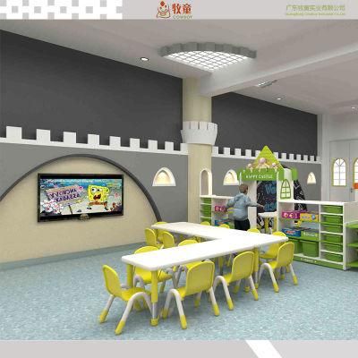 New Design Reading Room Wood Material Preschool Furniture for Kids Reading