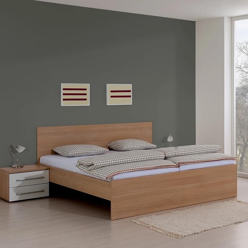 Nova Modern Design Home Furniture Wooden Bedroom Furniture Set with King Size Bed