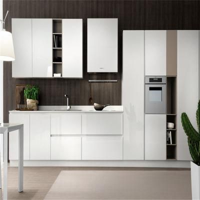 Modular Kitchen Cabinet with MDF Matt Finish Door Simple Design