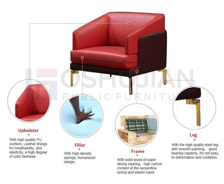 Luxury Meeting Sofa Office Sofa Set Furniture
