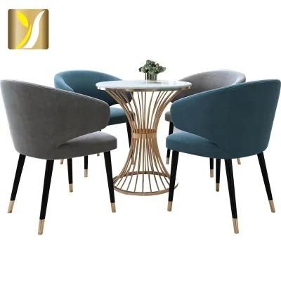 High Quality Modern Marble Gold Stainless Steel Home Furniture Center Restaurant Coffee Table