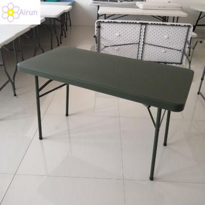 Wholesale Outdoor Conference HDPE Portable Desk Rectangle Folding Dining Table