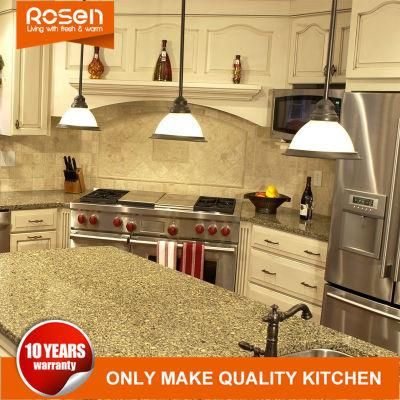 American Classic Style High End Solid Wood Kitchen Cabinet with Unique Shape
