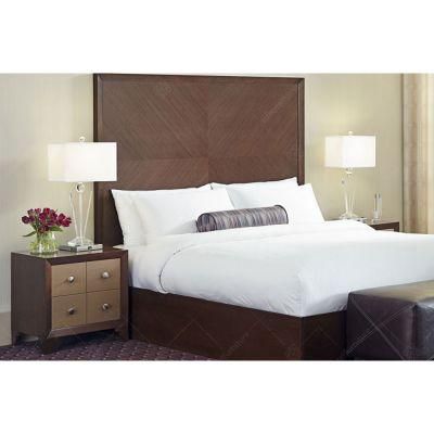 Hotel Bedroom Furniture with Customized Hotel Wooden Headboard