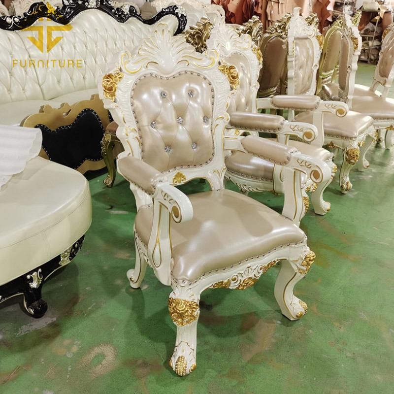 2021 New Arrival Wood Carve Vintage Wedding Chair for Sale