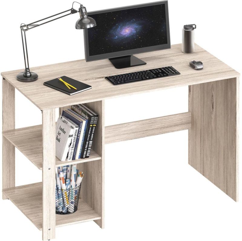 Home Office Computer Desk with Shelves, Espresso