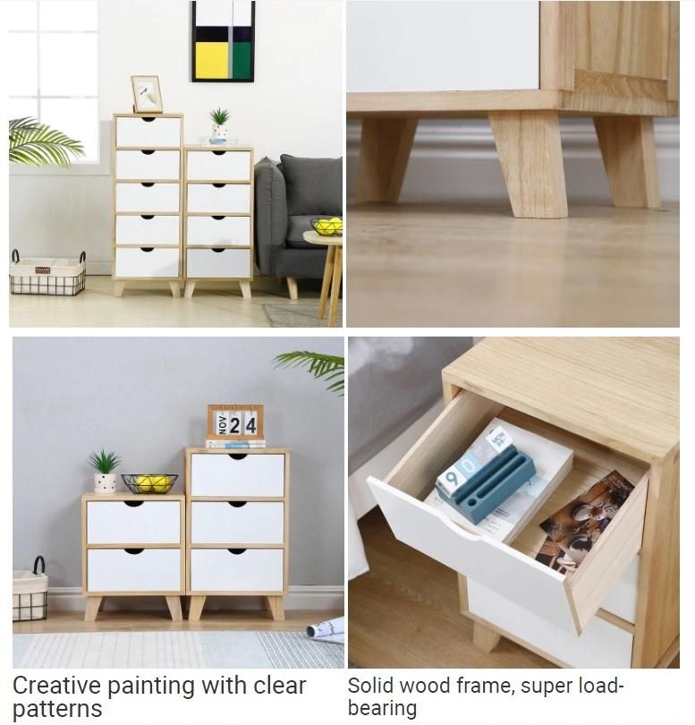 Furniture Modern Furniture Cabinet Living Room Furniture Home Furniture Solid Wood Living Room Storage Cabinet White Furniture Bedroom Chest of Drawers