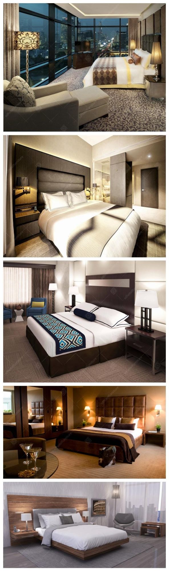 Modern Commercial Hotel Bedroom Furniture Sets for Sale
