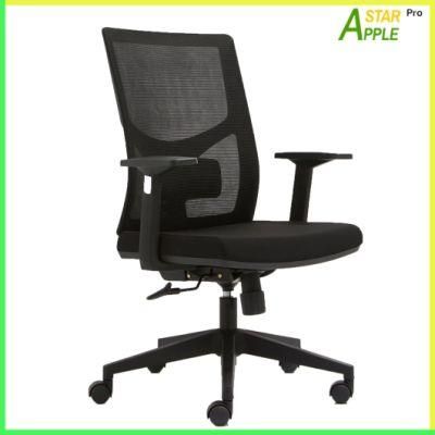 Home Furniture as-B2075 Office Plastic Chair with Stable Nylon Base