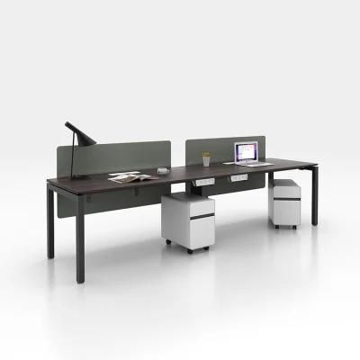 Simple Style Steel Frame Design Modern 2 People Office Desk