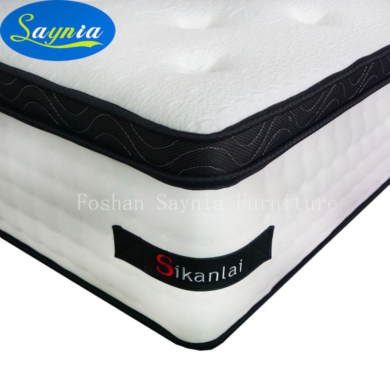 Customized Modern Home Bedroom Furniture Full Size King Size Foldable Roll Pocket Spring Mattress Comfortable Memory Foam Mattress