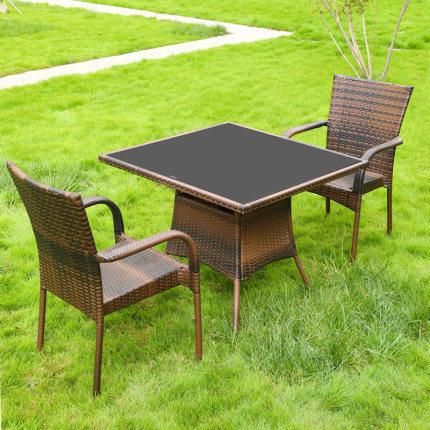 Outdoor Table and Chair Courtyard Garden Table Stool Outdoor Outdoor Leisure Table Combination Balcony Small Round Table Modern and Simple