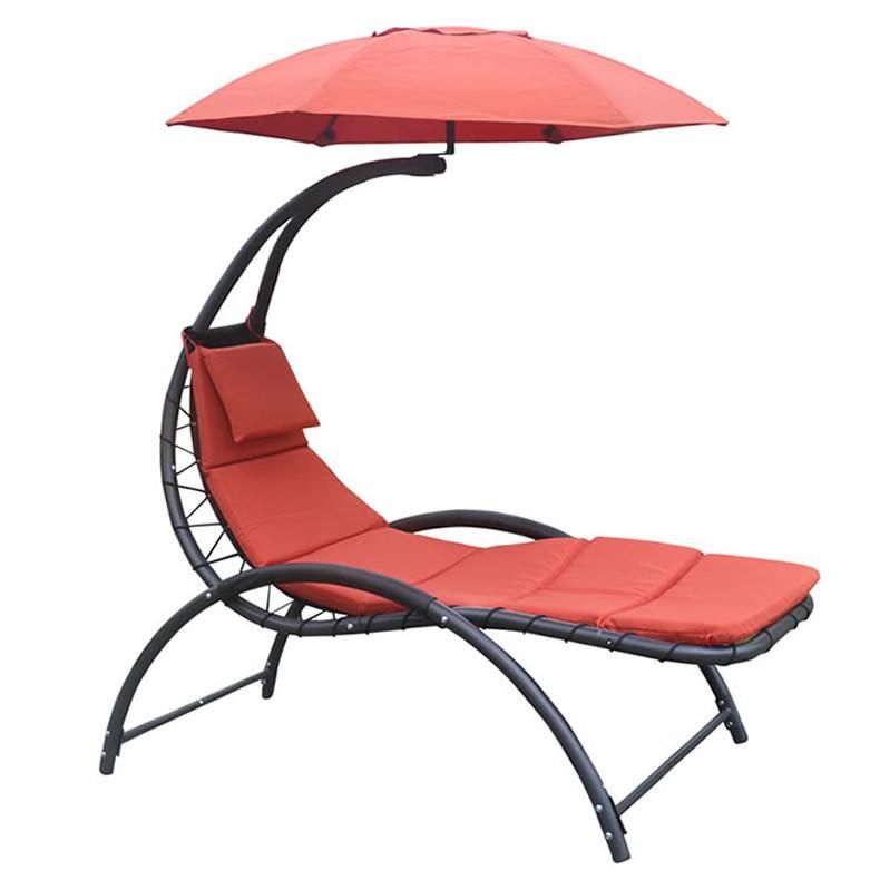 Outdoor Helicopter Swing Chair with Replaceable Cushion
