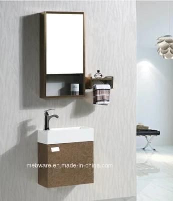 Small Style Stainless Steel Bathroom Cabinet with Mirror Cabinet