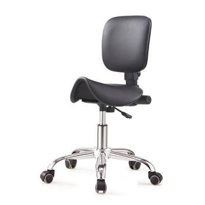 Hot Sell Ergonomic Saddle Stool Office Chair with Adjutable Backrest