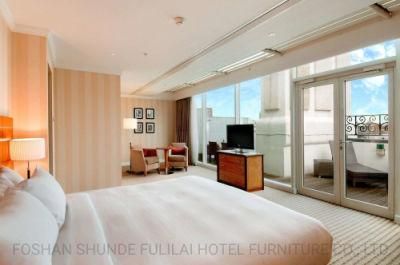 Custom-Made Luxury Modern Wooden Hotel Furniture for Bedroom with Double Bed