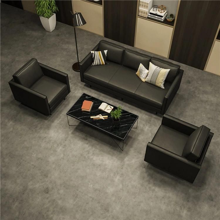 Modern Style Home Furniture Living Room Luxurious Straight Metal Leg Sofa