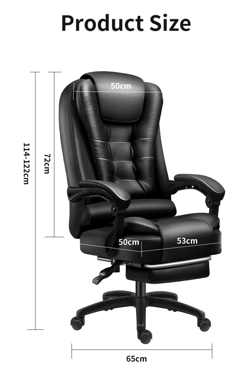 Modern Luxury Black Seat CEO Office Adjustable Ergonomic Office Chair