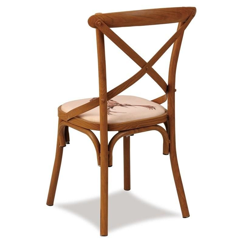 Wedding Dining Furniture Manufactures Upholstered Crossback Chair
