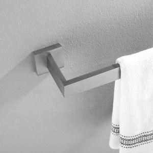 Factory Supply Modern Simple Bathroom Accessory Brushed Single Towel Bar for Home Bar Towel