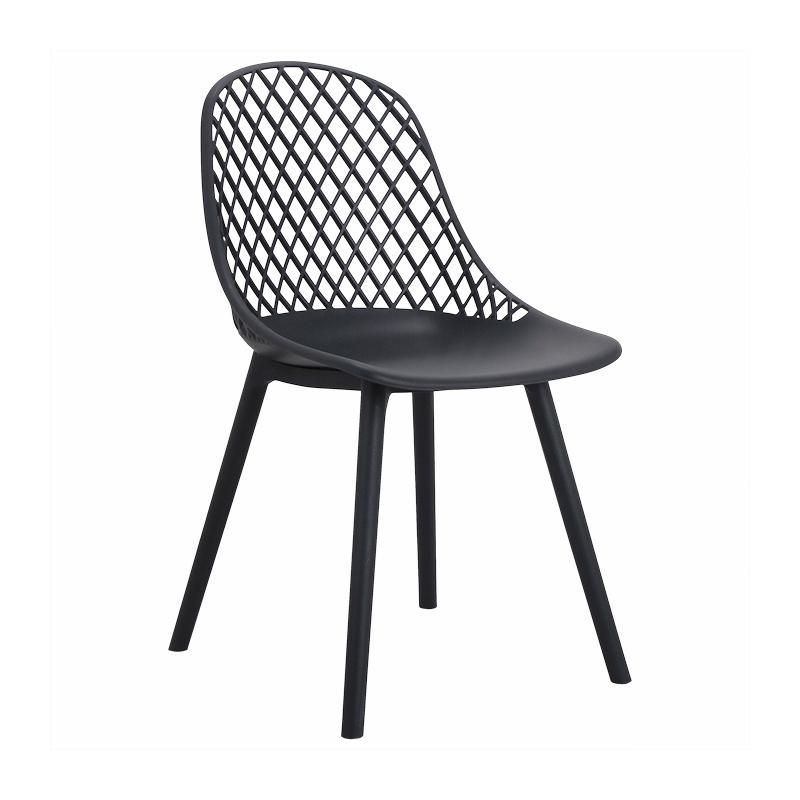 Rikayard High Quality Modern Cheap Wholesale Cali Dining Armless PP Plastic Chair