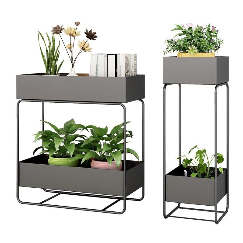 Outdoor and Indoor Decoration Plant Holder Modern Metal Flower Stand