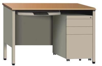 Hot Sale Steel Office Desk with Knock-Down Structure Metal Scholl Desk Office Furniture