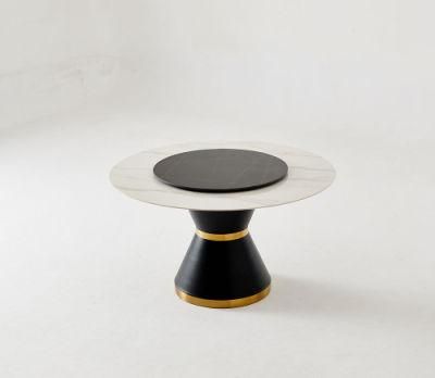 Modern Luxury Kitchen Furniture Marble Dining Table Rock Plate Table