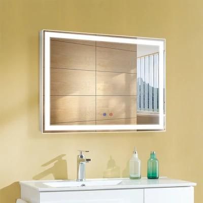 Hotel LED Wall Decorative Bathroom Mirrors with Touch Sensor