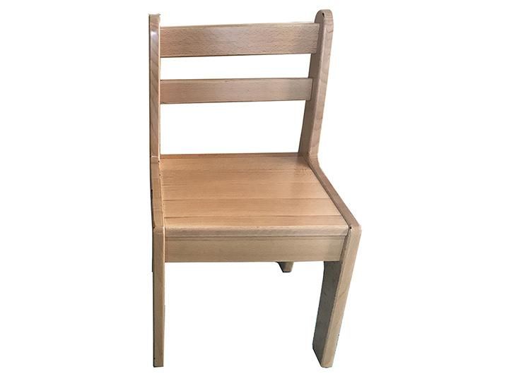 Kindergarten Kids Wooden Furniture Beech Wood Chair for Preschool