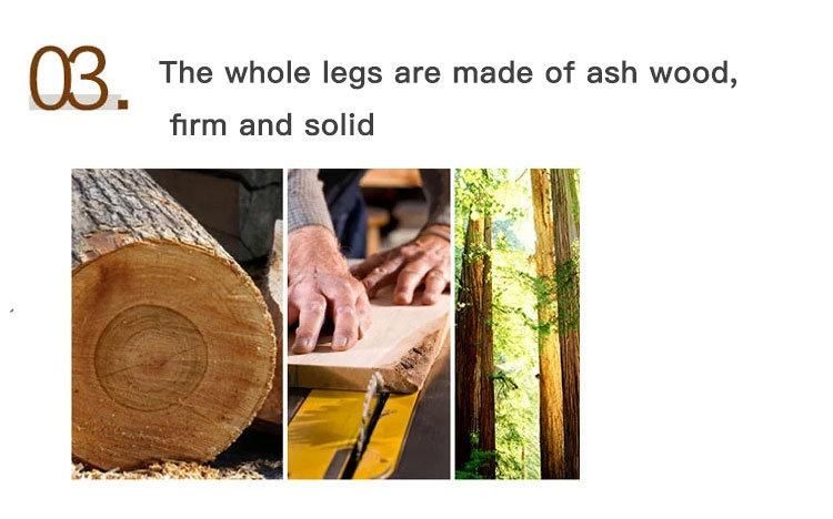 Ash Solid Wood 1+2+3 Leisure Armrest Fabric / Leather Sofa